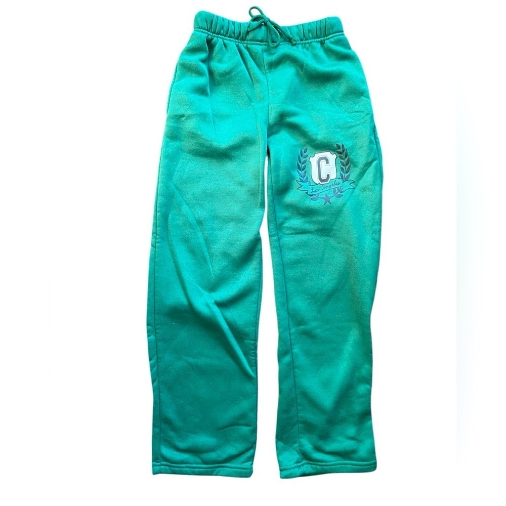 Social Scene Green Los Angeles Sweatpants XS